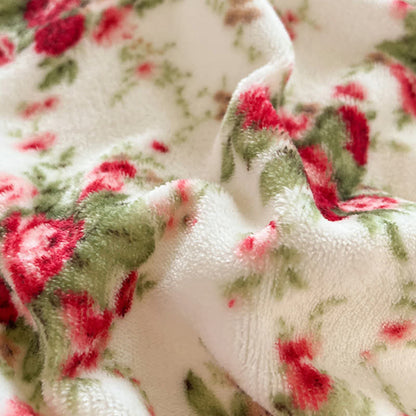 Romantic Vintage Rose Floral Velvet Bedding - image 6