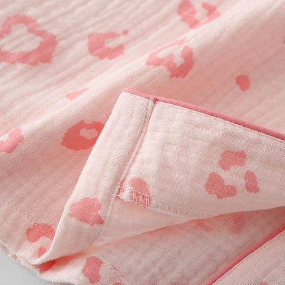 Heart Leopard Print Cotton Pajama Set - image 6