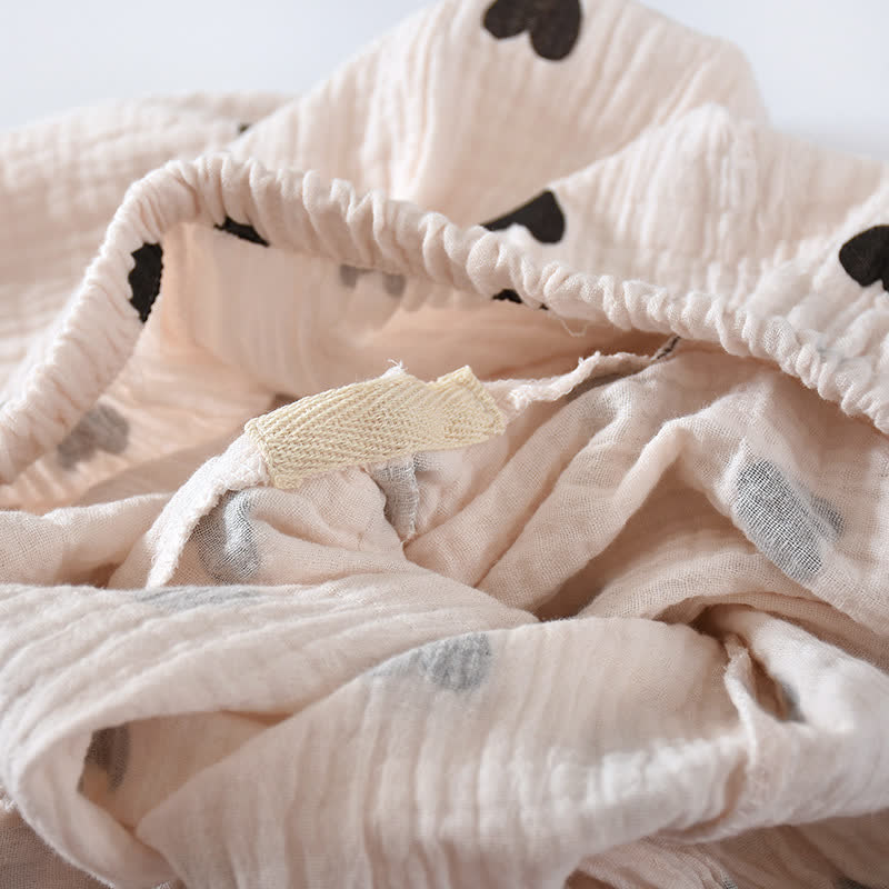 Black Heart Pure Cotton Pajama Set - image 12