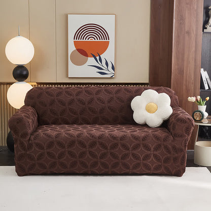 High-Stretch 3D Jacquard Couch Slipcover - image 11