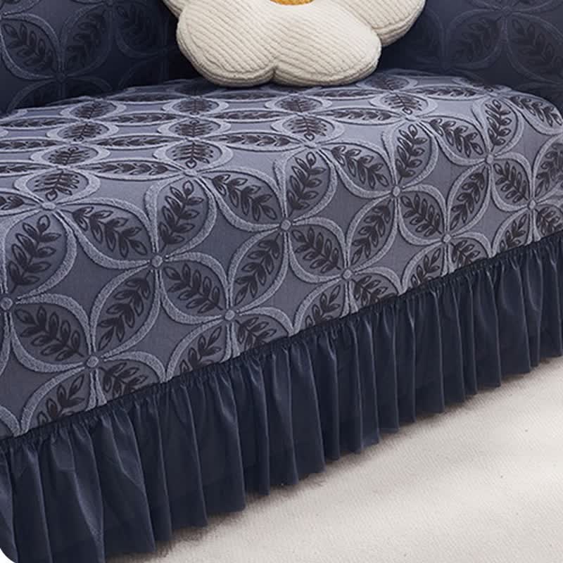 High-Stretch 3D Jacquard Couch Slipcover - image 10