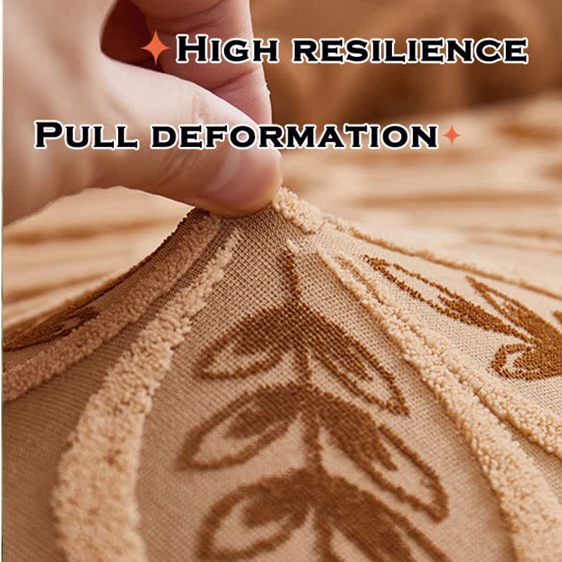 High-Stretch 3D Jacquard Couch Slipcover - image 5