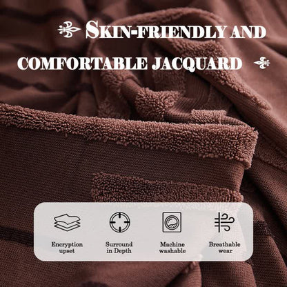 3D Jacquard Thickened Sofa Cover with Ruffled Skirt - image 4