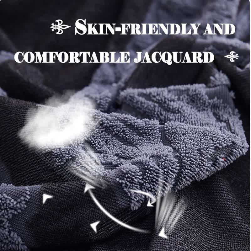 Jacquard Leaf Elastic Full-Wrap Slipcover - image 9