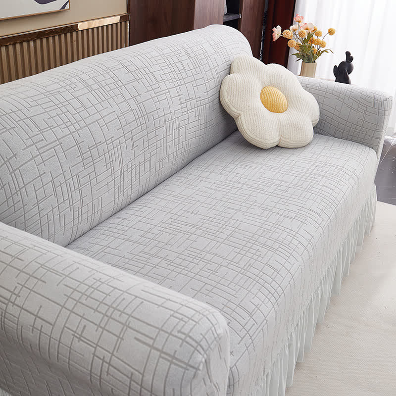 Elastic Full-Wrap Universal Fit Slipcover - image 4