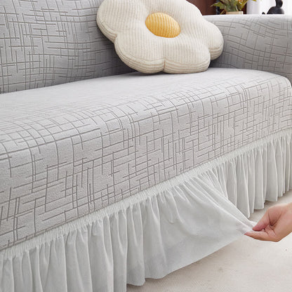 Elastic Full-Wrap Universal Fit Slipcover - image 5