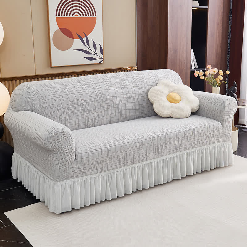 Elastic Full-Wrap Universal Fit Slipcover - image 1