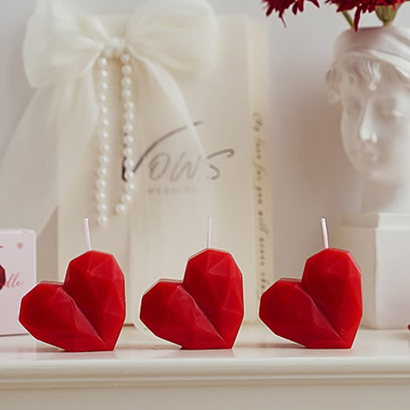 Romantic Handmade Heart Scented Candle - image 2