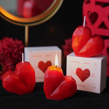 Romantic Handmade Heart Scented Candle - image 1
