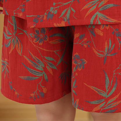 Quick-Dry Cotton Gauze Kimono Pajamas Set - image 4