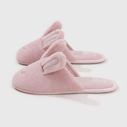Cute Bunny Plush Closed-Toe Slippers - image 13