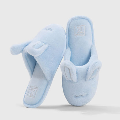 Cute Bunny Plush Closed-Toe Slippers - image 9