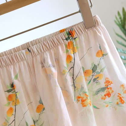 Oriental Yellow Berry Cotton Loungewear Set - image 9