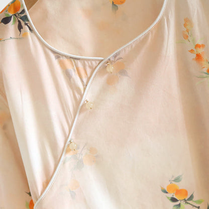 Oriental Yellow Berry Cotton Loungewear Set - image 4