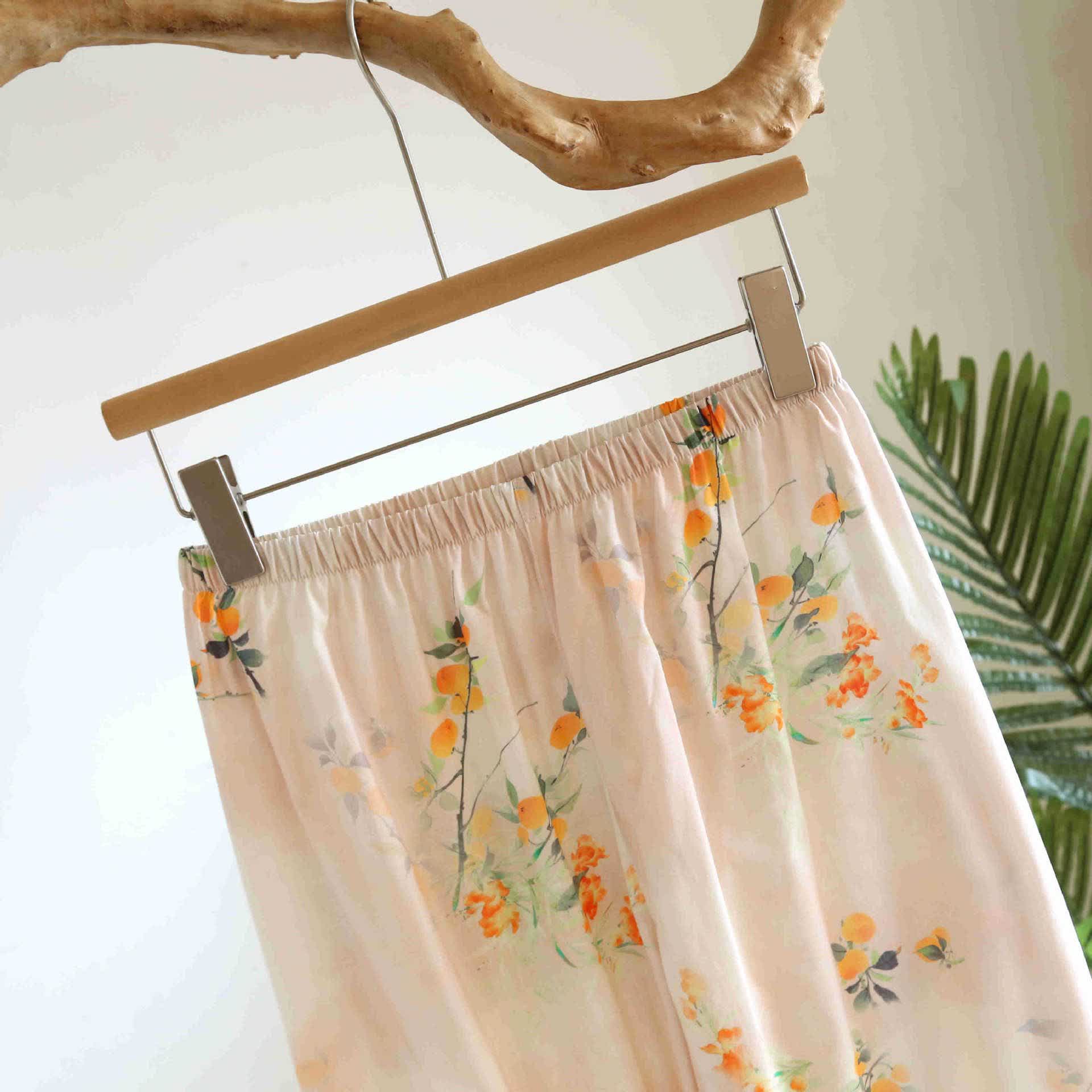 Oriental Yellow Berry Cotton Loungewear Set - image 8