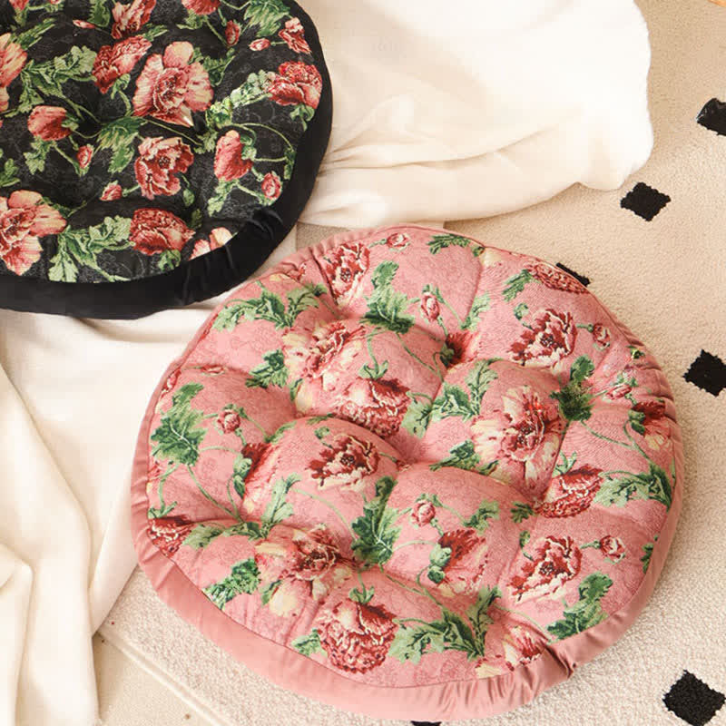 Romantic Floral Floor Chair Cushion - image 3