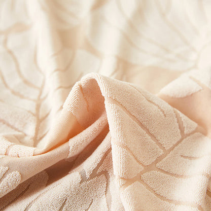 Jacquard Leaf Parsons Chair Slipcover - image 6