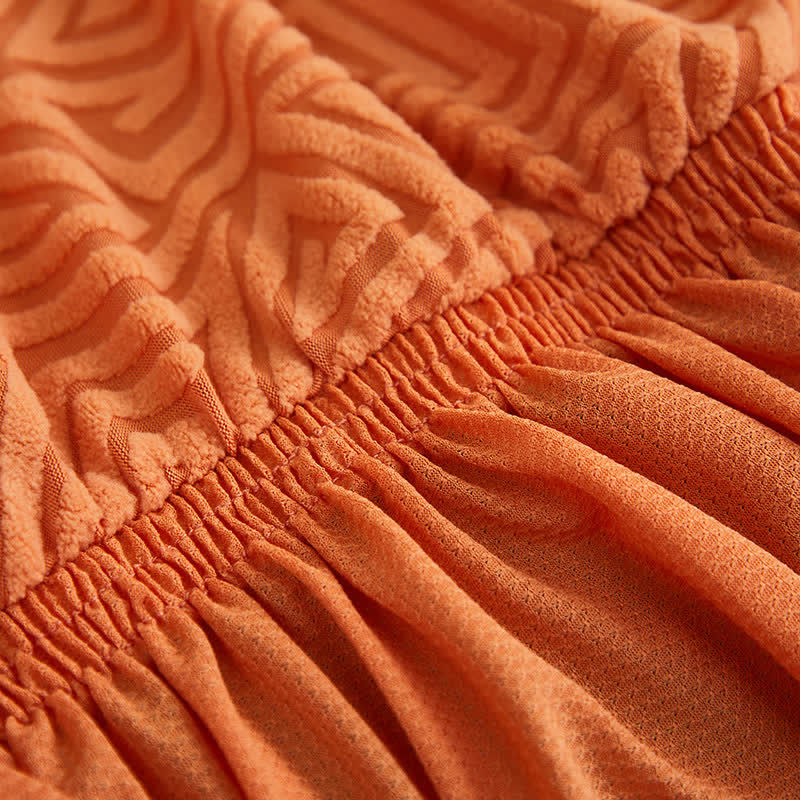 Geometric Elastic Stretch Dining Chair Cover - image 6