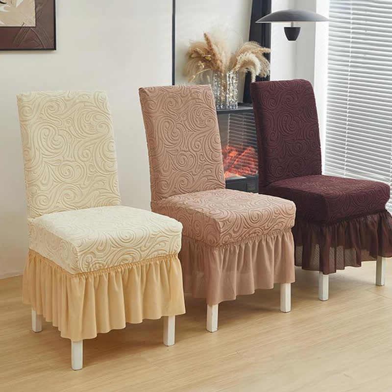 Universal Stretch Jacquard Dining Chair Cover - image 0