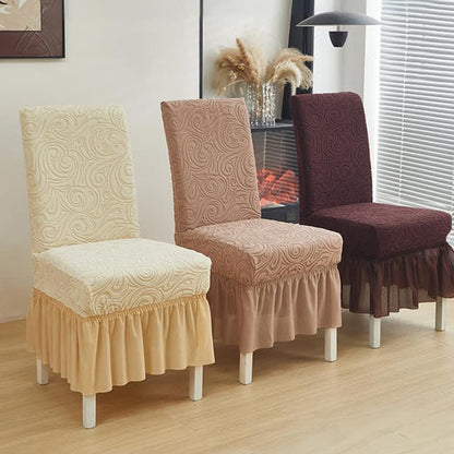 Universal Stretch Jacquard Dining Chair Cover - image 0