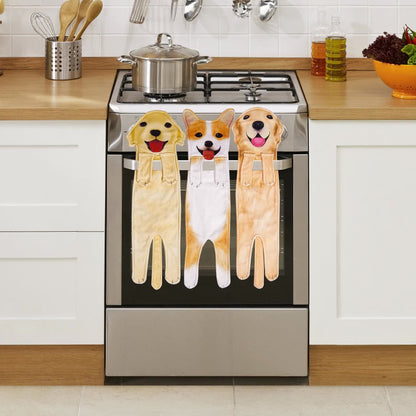 Dog Hangable Kitchen Bathroom Hand Towel - image 2