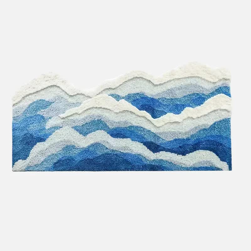 3D Ocean Tide Tufted Bath Rug - image 6