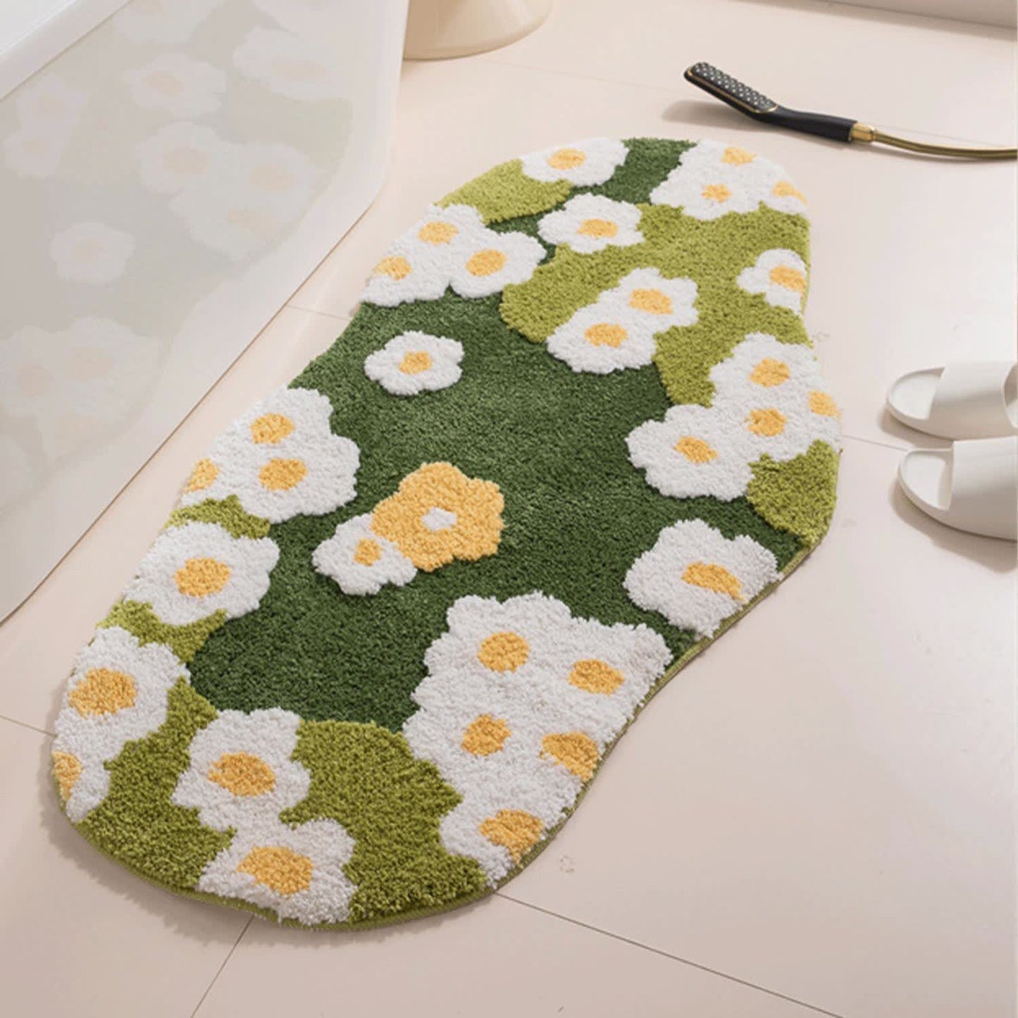Daisy Moss Style Bath Rug - 31" x 59" - image 0