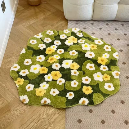 Rustic Style Daisy Bath Rug - image 2