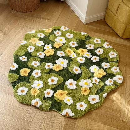 Rustic Style Daisy Bath Rug - image 1