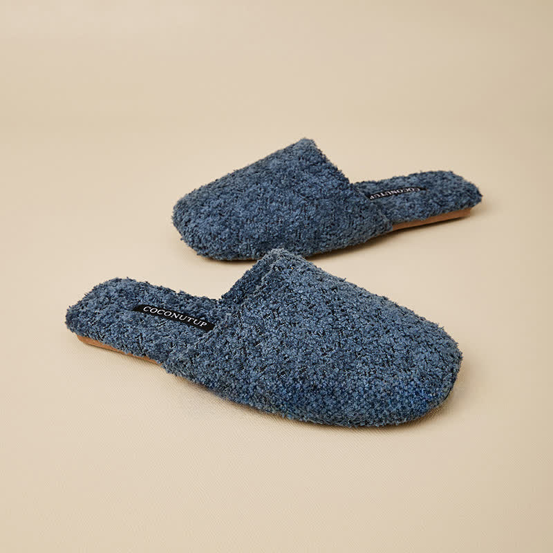 Luxury Solid Color Fuzzy Slippers - image 12