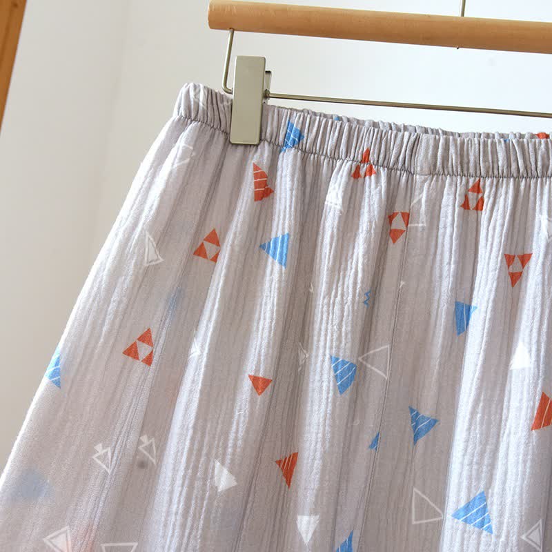 Unisex Geometric Triangle Cotton Loungewear Set - image 10