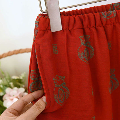 Lucky Bag Pattern Cotton Loungewear Set - image 12