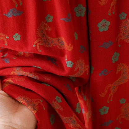 Horse Floral Cotton Gauze Loungewear Set - image 13