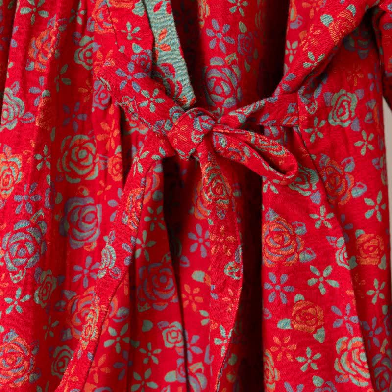 Romantic Rose Ruffled Cotton Nightdress - image 6