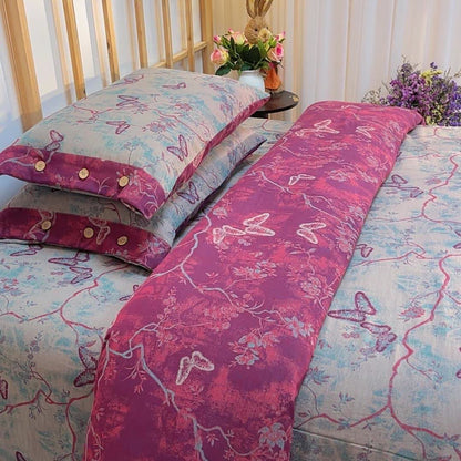 Heritage Butterfly Cotton Gauze Bedding Set(4PCS) - King - image 0