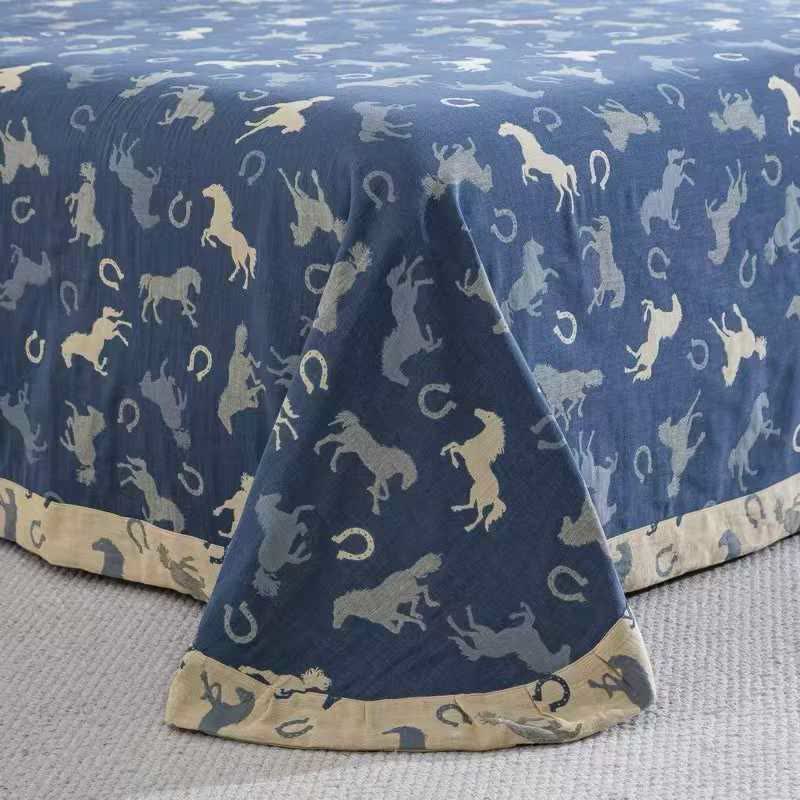 Whimsical Pony Cotton Gauze Bedding Set(4PCS) - image 4