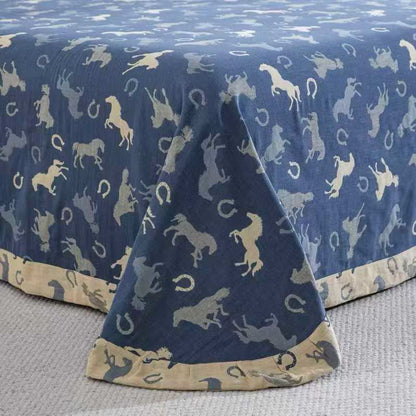Whimsical Pony Cotton Gauze Bedding Set(4PCS) - image 4
