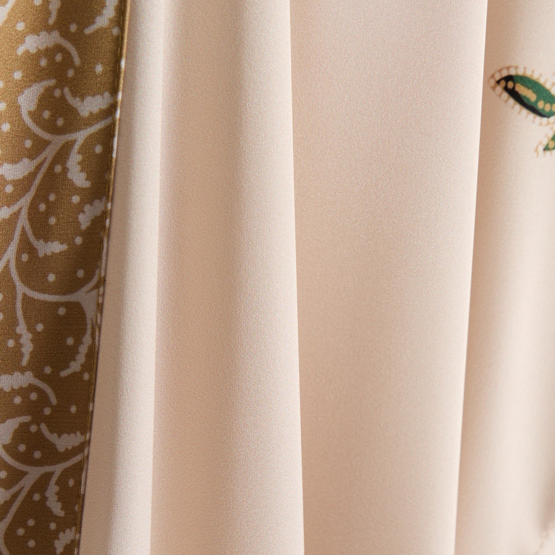 Oriental Floral Bird Kimono Style Bathrobe - image 5