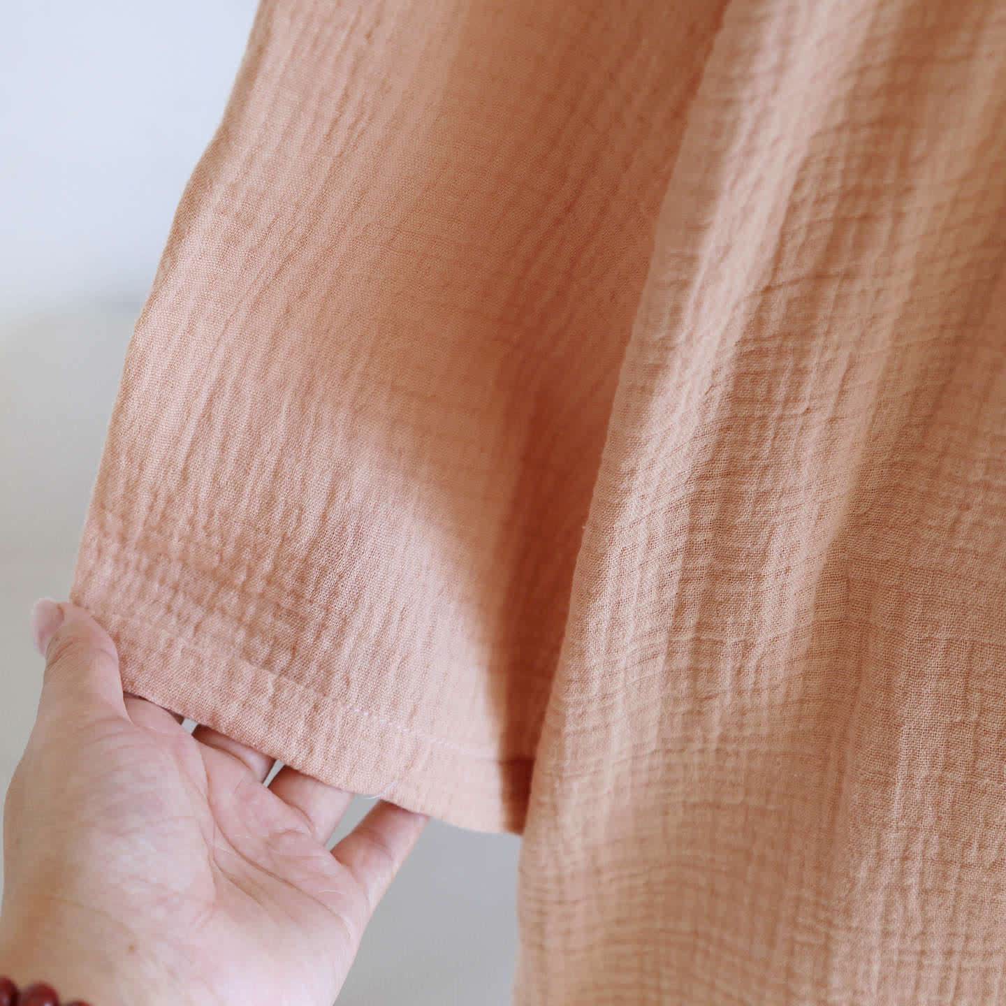 Minimalist Solid Color Cotton Loungewear Set - image 9