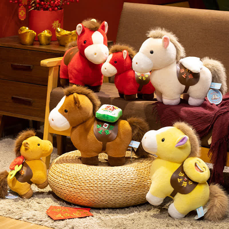 Chinese Zodiac Horse Plush Toy - image 0