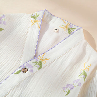 Lily of the Valley Cotton Loungewear Set - image 2