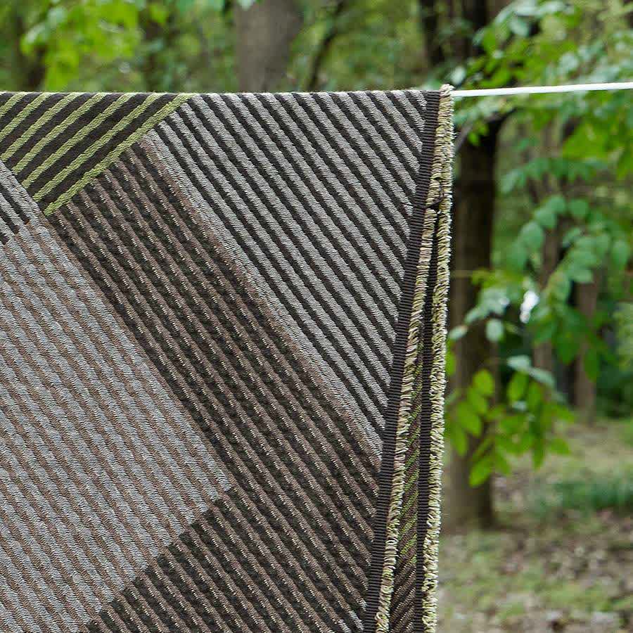 Subtle Striped Cotton Tassel Blanket - image 4