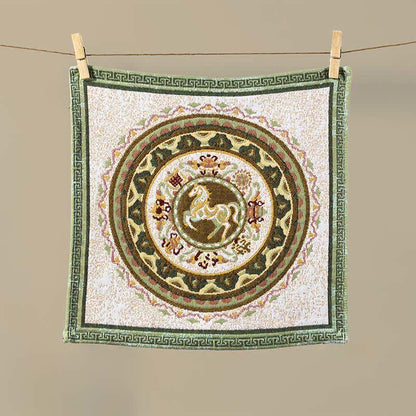 Vintage Horse Zodiac Cotton Gauze Towel - image 1