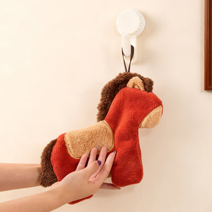 Pony Hangable Kitchen Bathroom Hand Towel - image 1