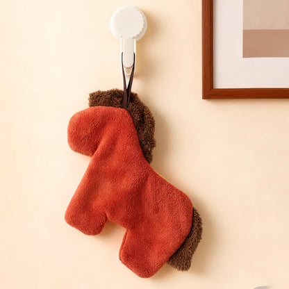 Pony Hangable Kitchen Bathroom Hand Towel - image 4