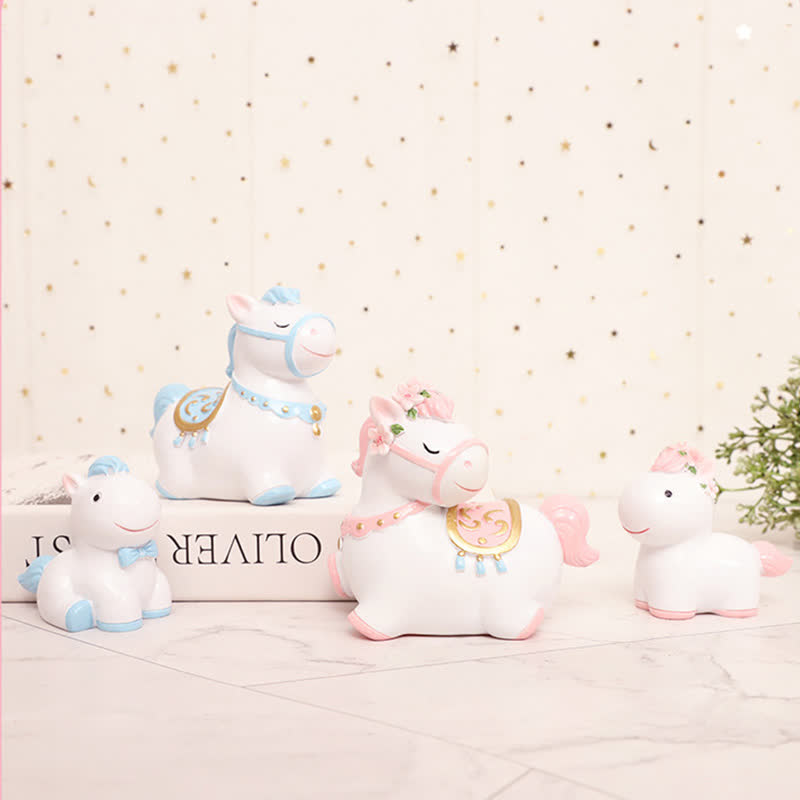 Cute Pony Resin Decorative Ornament - image 2