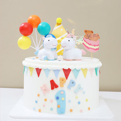 Cute Pony Resin Decorative Ornament - image 6