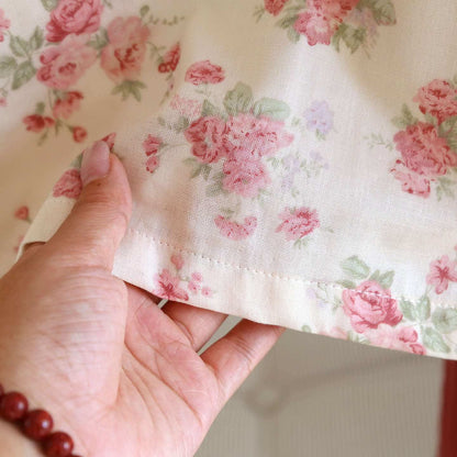 Romantic Rose Cotton Gauze Pajamas - image 7