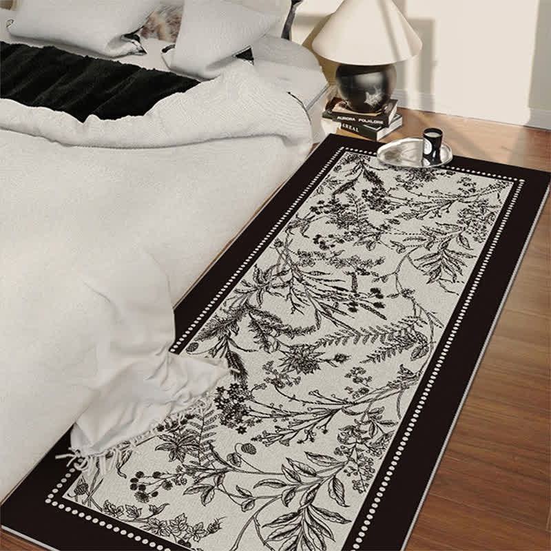 Vintage Elegant Floral Floor Rug - image 6