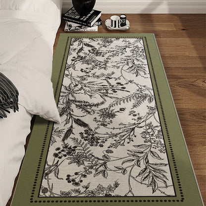 Vintage Elegant Floral Floor Rug - image 0